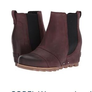 SOREL Womens Lea Wedge Redwood/Black 7.5 B (M)